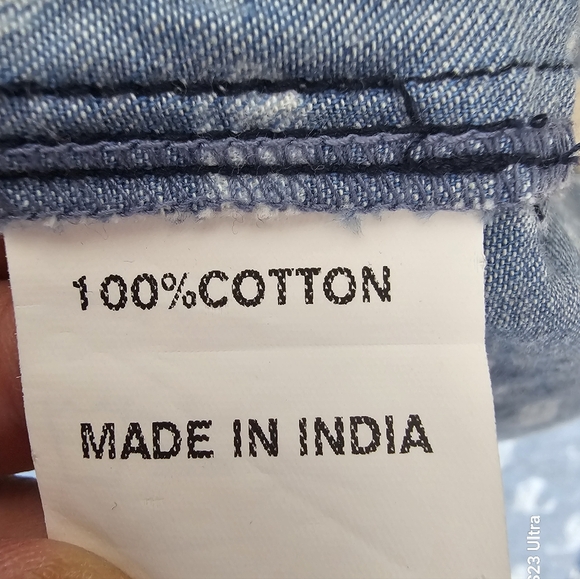 eShakti Blue and White Midi Dress - Picture 7 of 8